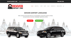 Desktop Screenshot of airportlimousinedenver.com