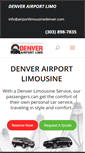 Mobile Screenshot of airportlimousinedenver.com